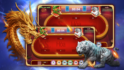 Cửa cược hấp dẫn của trò chơi Rồng Hổ